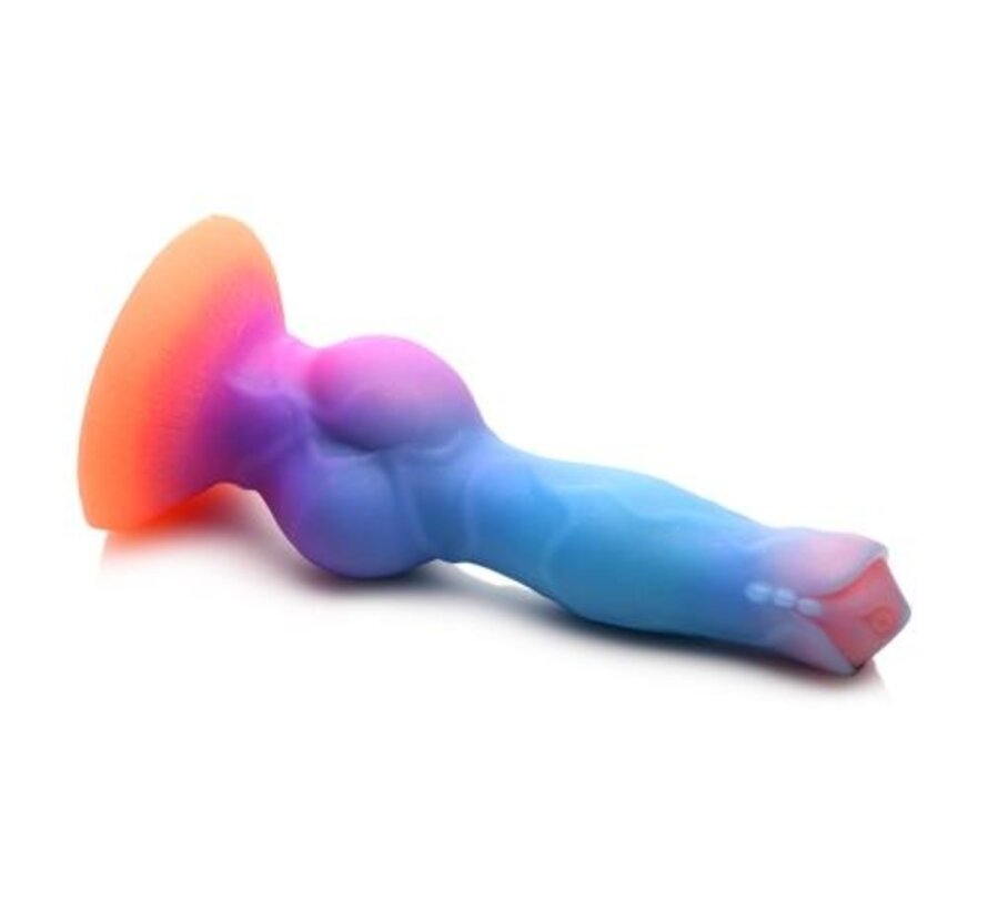Glow-in-the-dark Siliconen Alien Dildo