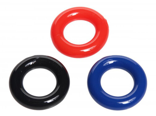 Trinity Vibes Rekbare cockring set - 3 stuks