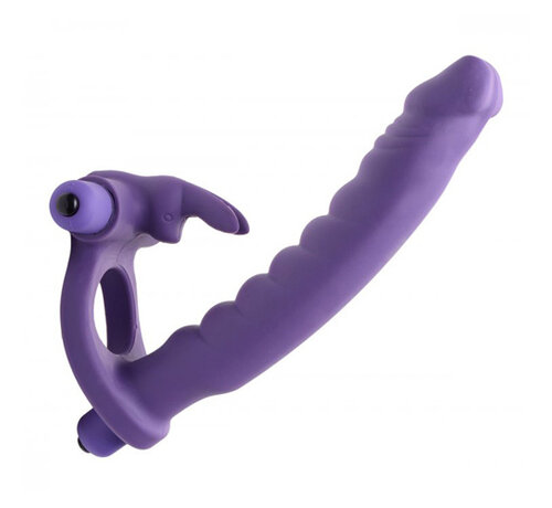 Frisky Double Delight Vibrerende Penisring Met Vibrator