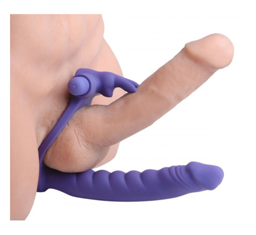 Double Delight Vibrerende Penisring Met Vibrator