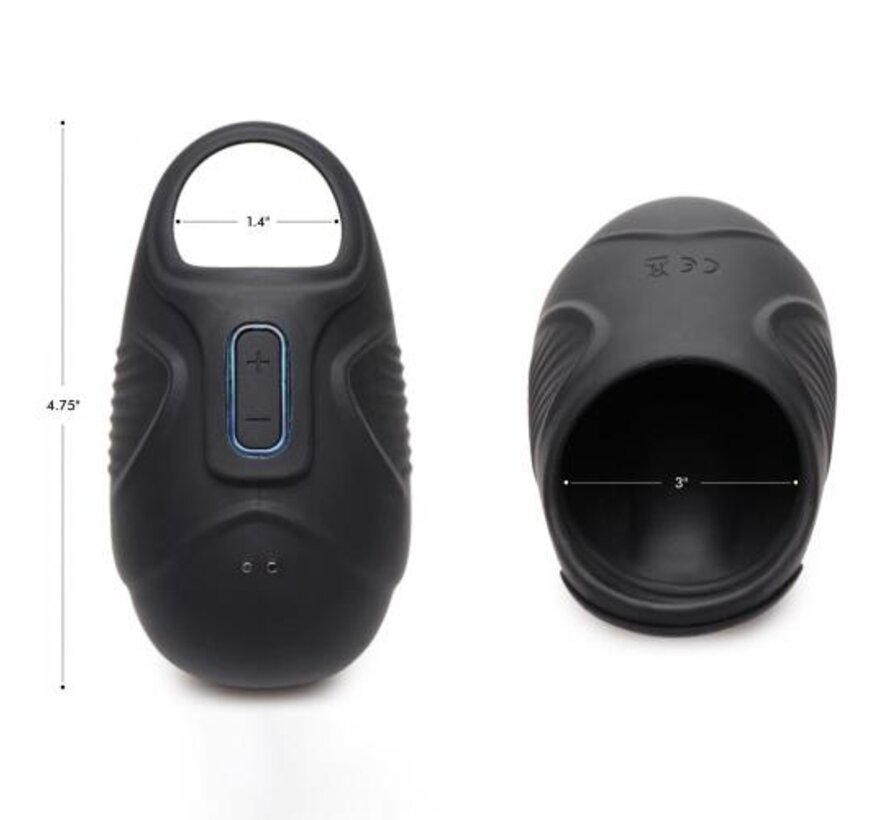 Trinity Vibes - Vibrerende Siliconen Ballen - Zwart