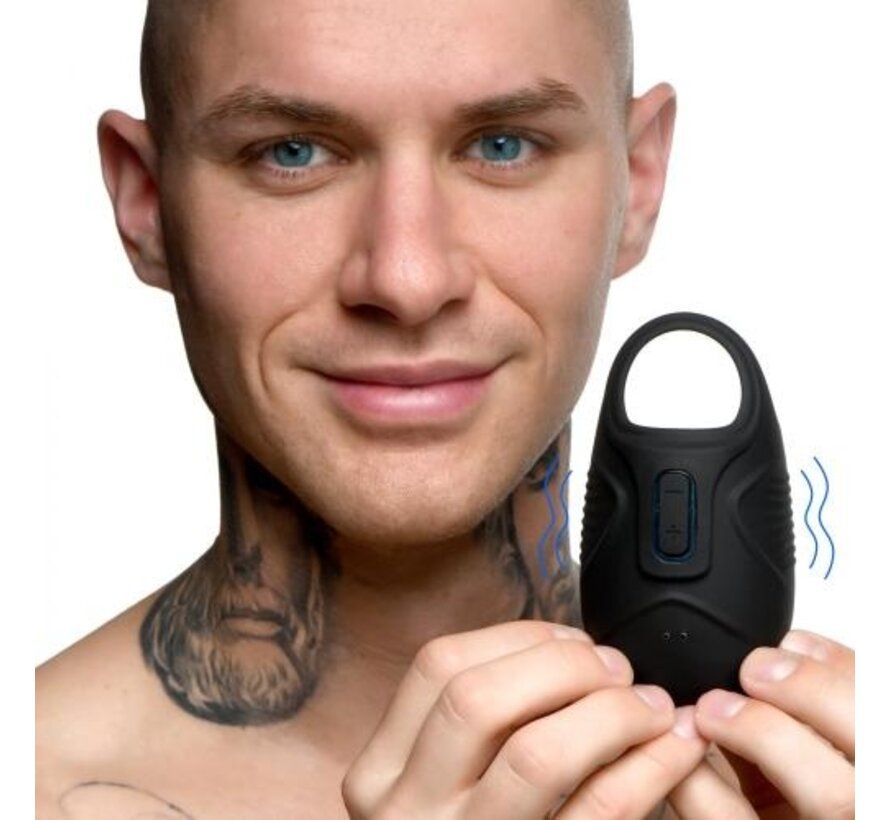 Trinity Vibes - Vibrerende Siliconen Ballen - Zwart