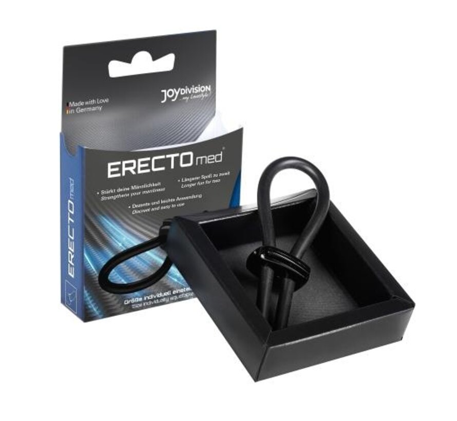 ERECTOmed Verstelbare Cockring - Zwart