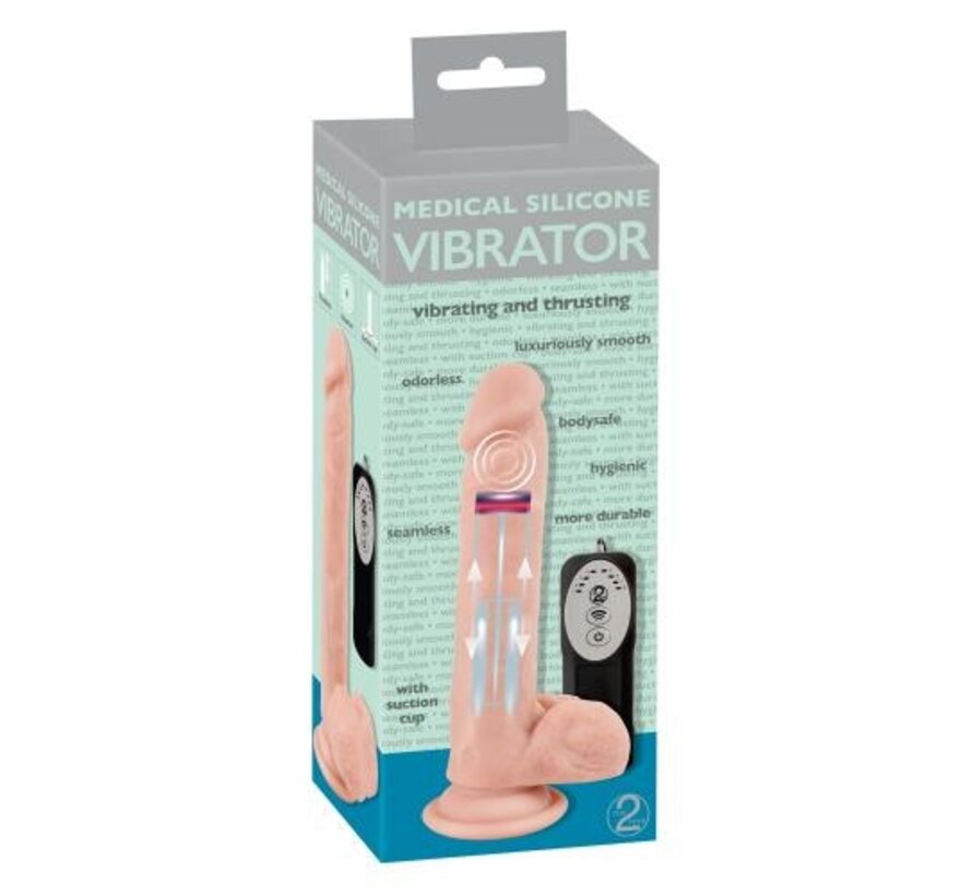 Pulserende En Vibrerende Dildo - 21 cm