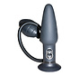 True Black Vibrating Anal Plug