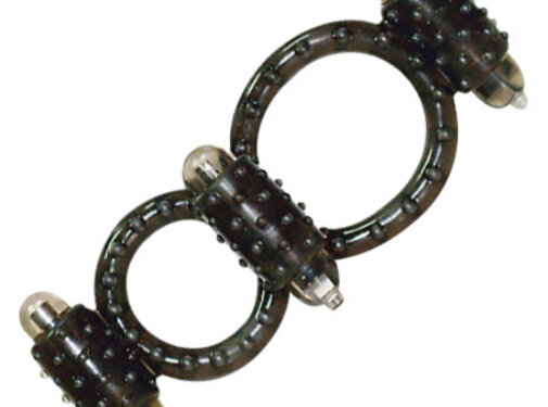 Seven Creations Dubbele Vibrerende Cockring