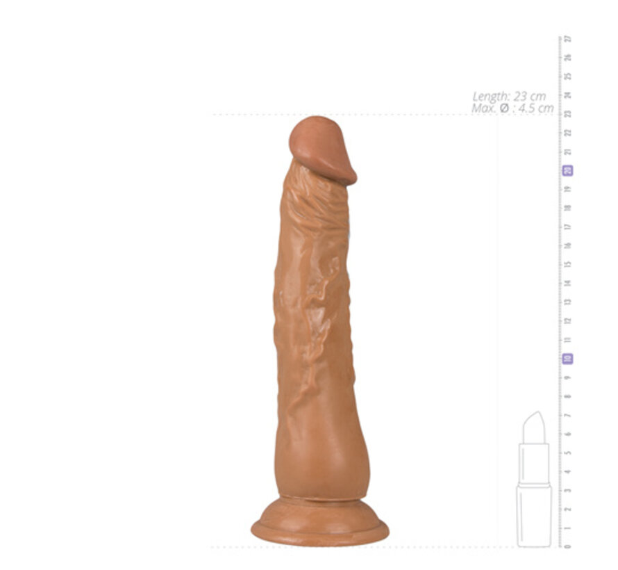 Lover - Realistische Dildo Met Zuignap - Invoerdiepte 20 cm