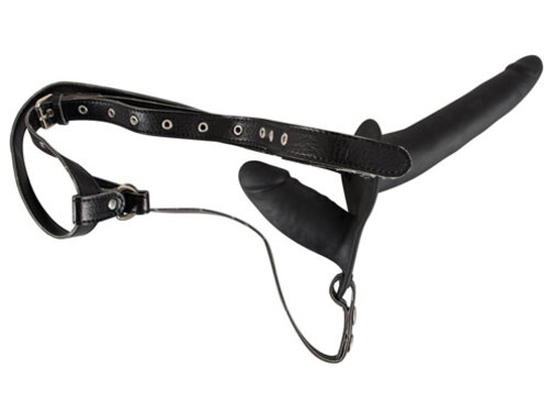 You2Toys Dubbele Strap-On - Zwart