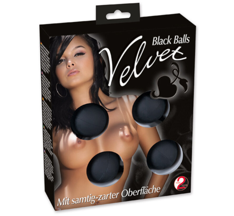 zwarte Love Balletjes met 4 ballen