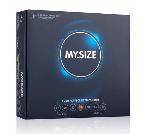 My.Size MY.SIZE Pro 57 mm Condooms - 36 stuks