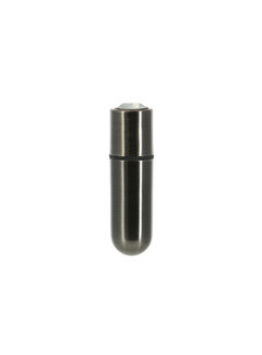 PowerBullet PowerBullet - First Class Mini Bulllet met Kristal 9 Standen Gun Metal