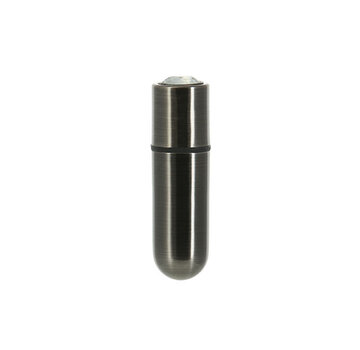 PowerBullet PowerBullet - First Class Mini Bulllet met Kristal 9 Standen Gun Metal