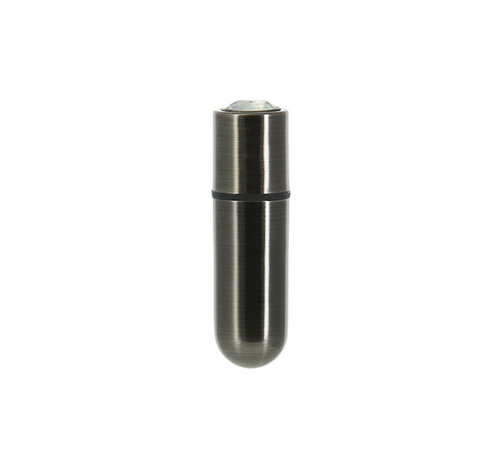 PowerBullet PowerBullet - First Class Mini Bulllet met Kristal 9 Standen Gun Metal