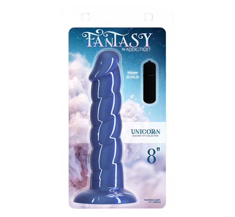 Addiction - Fantasy Addiction 20 cm Unicorn Blauw