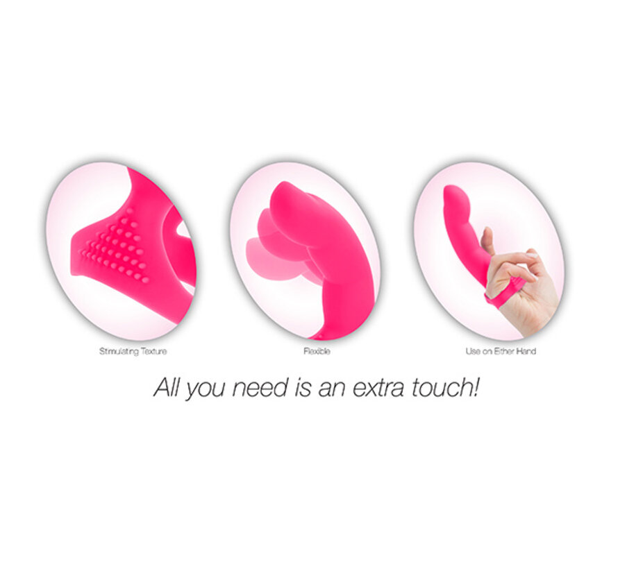 PowerBullet - Extra Touch Finger Dong Roze