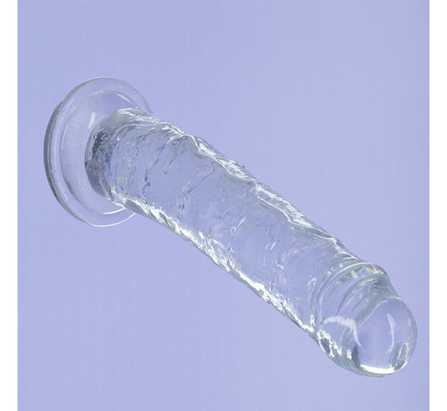 Addiction - Crystal Addiction 20 cm Vertical Clear TPE