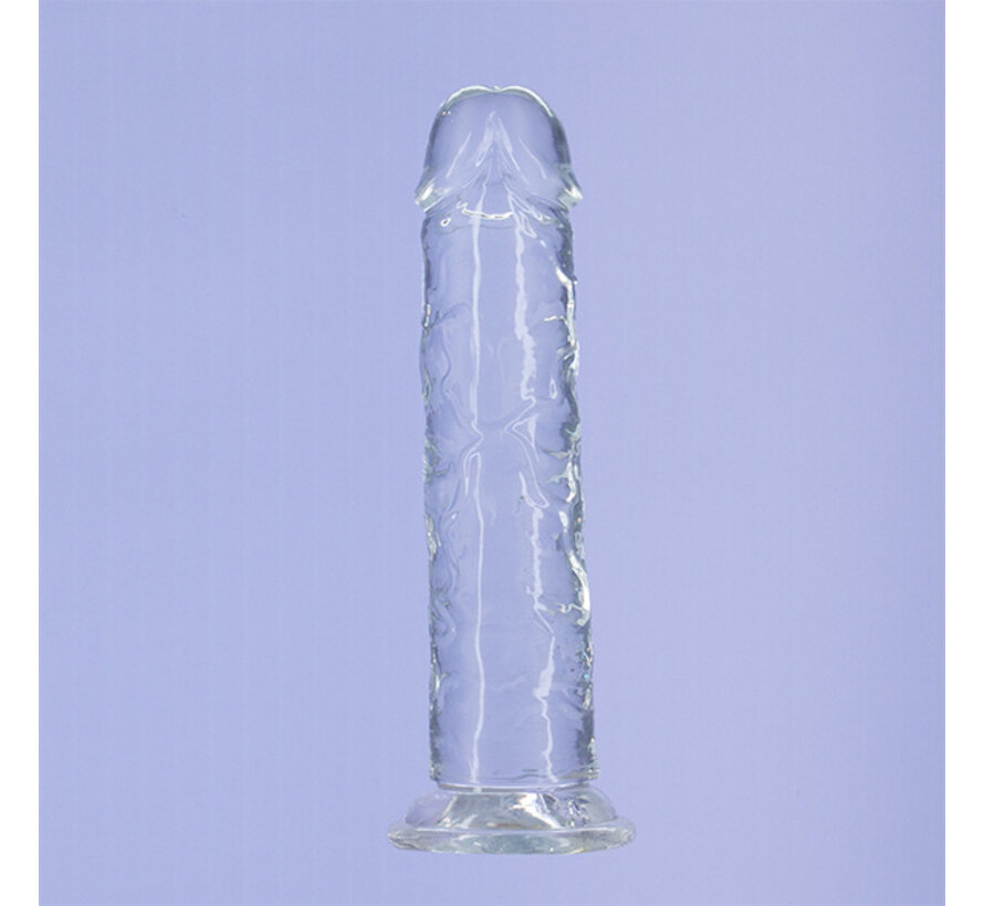 Addiction - Crystal Addiction 20 cm Vertical Clear TPE