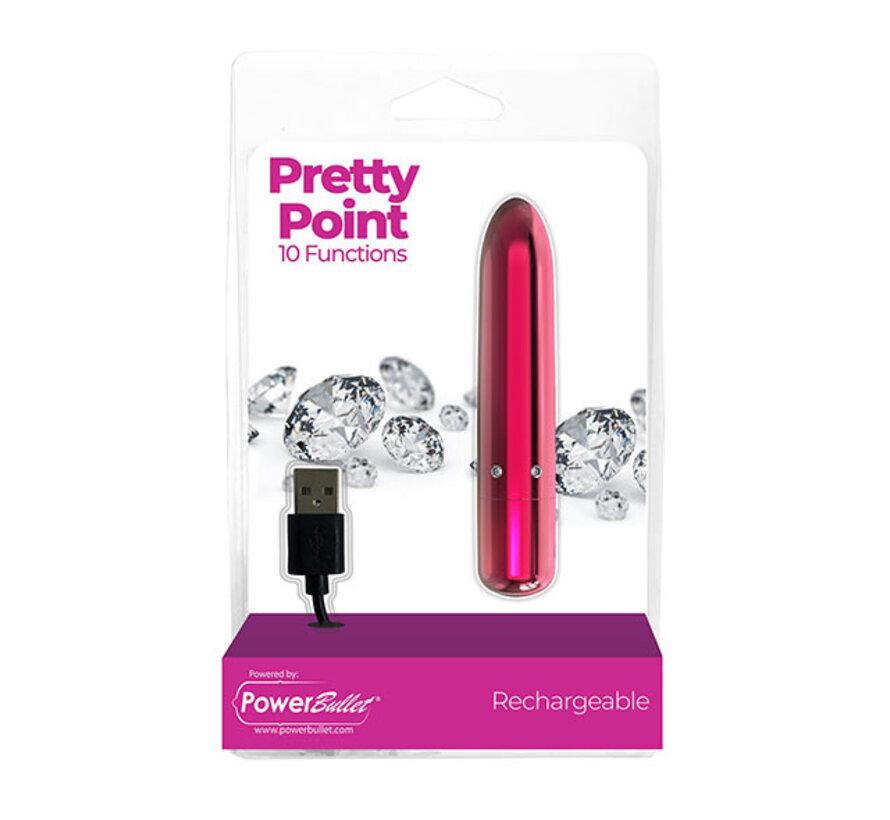 PowerBullet - Pretty Point Vibrator 10 Standen Roze