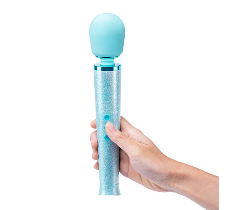 Le Wand - Petite All That Glimmers Oplaadbare Vibrerende Massager Blauw