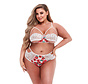 Baci - White Floral & Lace Bra Set Q