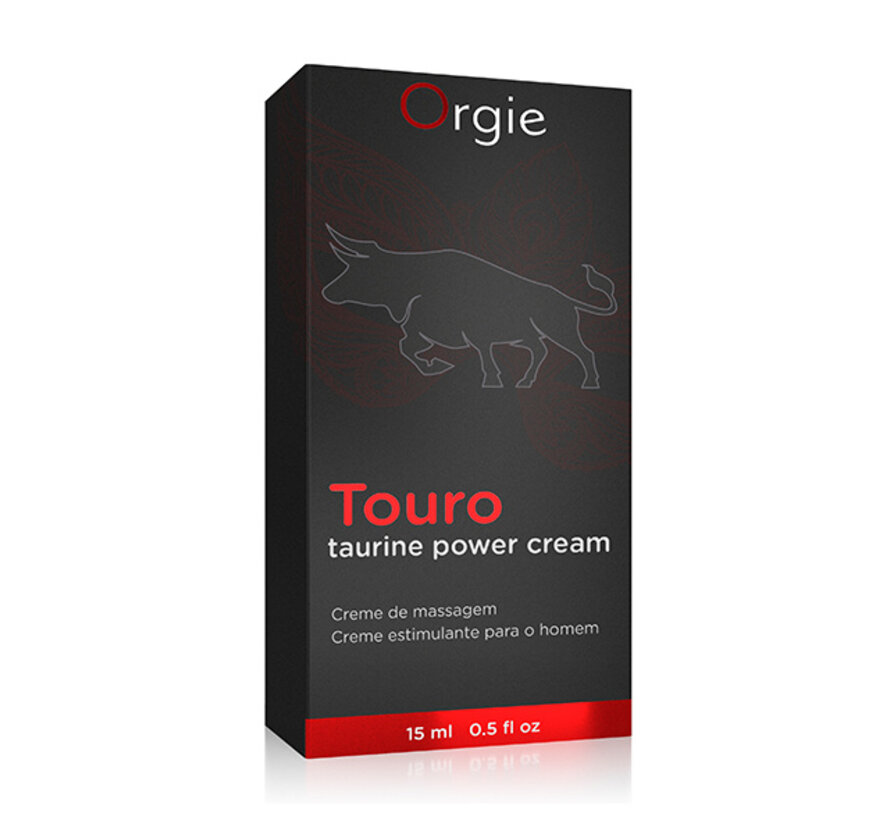 Orgie - Touro Erectie Creme met Taurine 15 ml