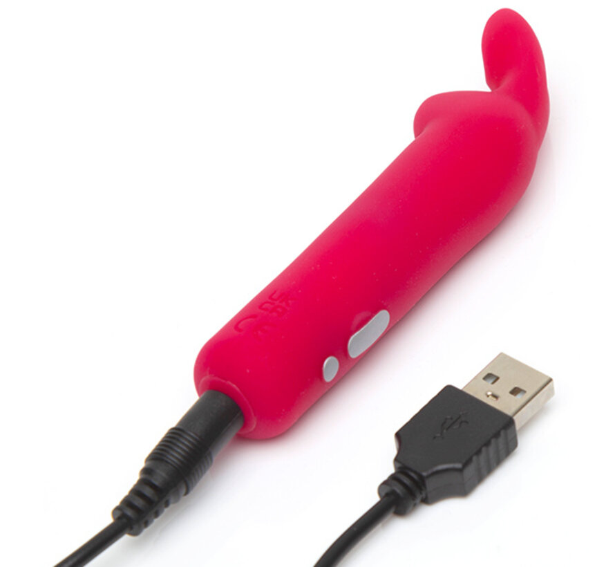 Happy Rabbit - Oplaadbare Vibrerende Bullet Roze