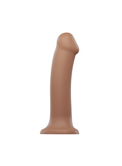 Strap-On-Me Strap-On-Me - Semi-Realistische Dual Density Buigzame Dildo Caramel XL