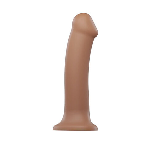 Strap-On-Me Strap-On-Me - Semi-Realistische Dual Density Buigzame Dildo Caramel L