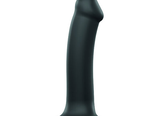 Strap-On-Me Strap-On-Me - Semi-Realistische Dual Density Buigzame Dildo Zwart XL