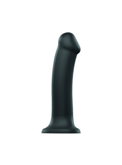 Strap-On-Me Strap-On-Me - Semi-Realistische Dual Density Buigzame Dildo Zwart L