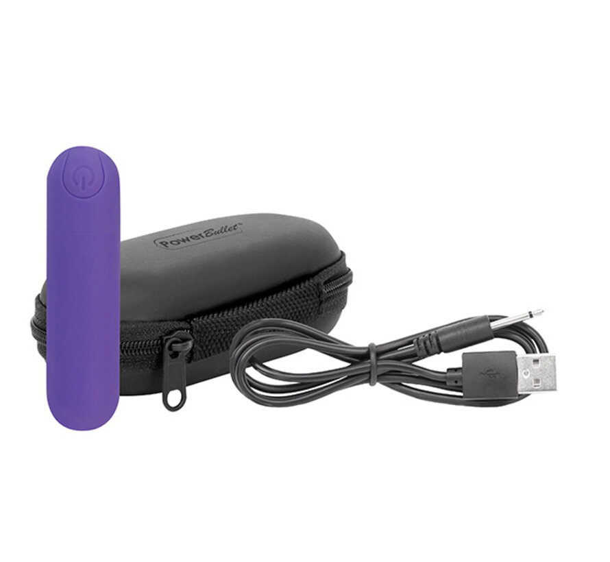 PowerBullet - Essential Power Bullet Vibrator met Case 9 Standen Paars
