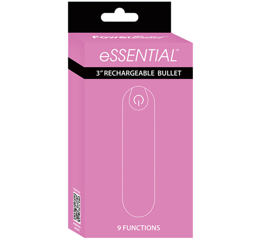 PowerBullet - Essential Power Bullet Vibrator met Case 9 Standen Roze