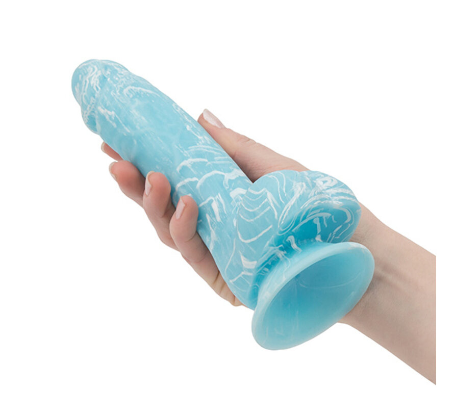 Addiction - Luke Dong 19 cm Glow in the Dark Blauw