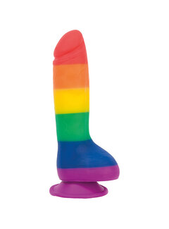 Addiction Addiction - Justin 20 cm Dong Regenboog