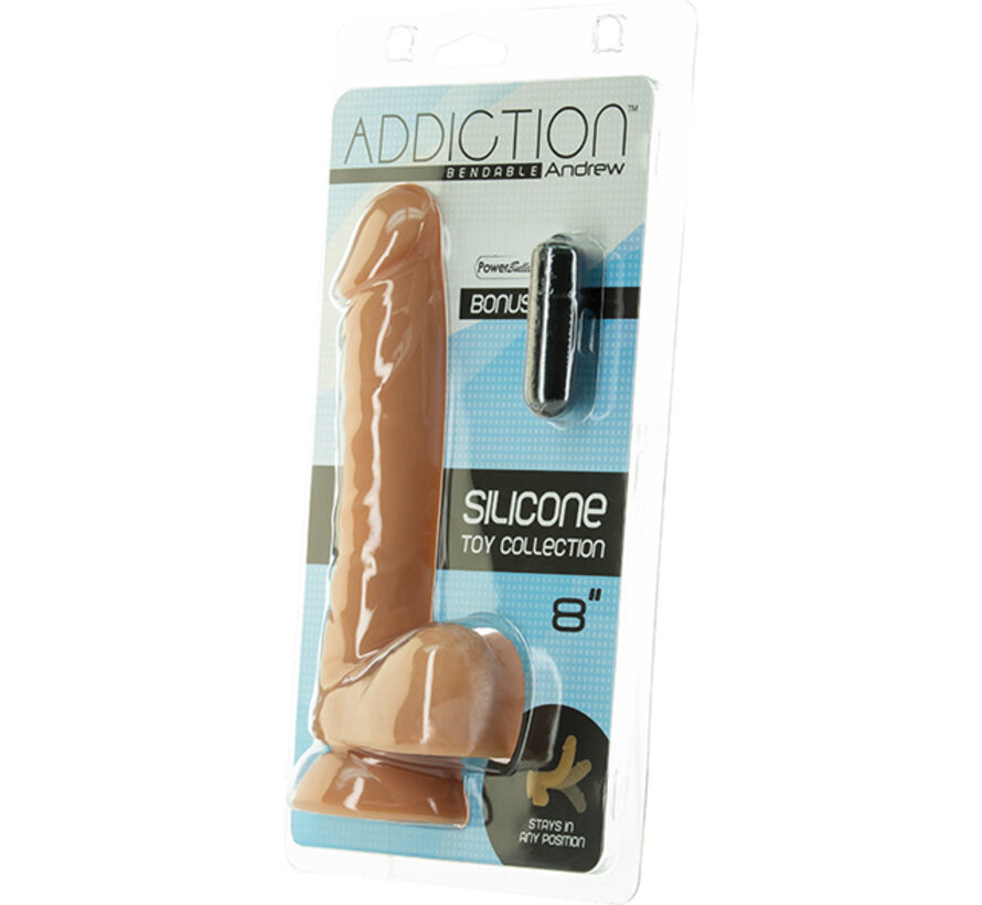 Addiction - Andrew Bendable Dong 20 cm Caramel