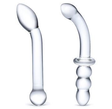 Glas Glas - G-Spot Pleasure Glass Dildo Set 2 st.