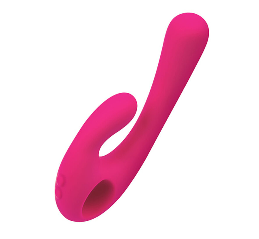 Nomi Tang - Flex Bi Bendable Dual Stimulation Vibrator Roze