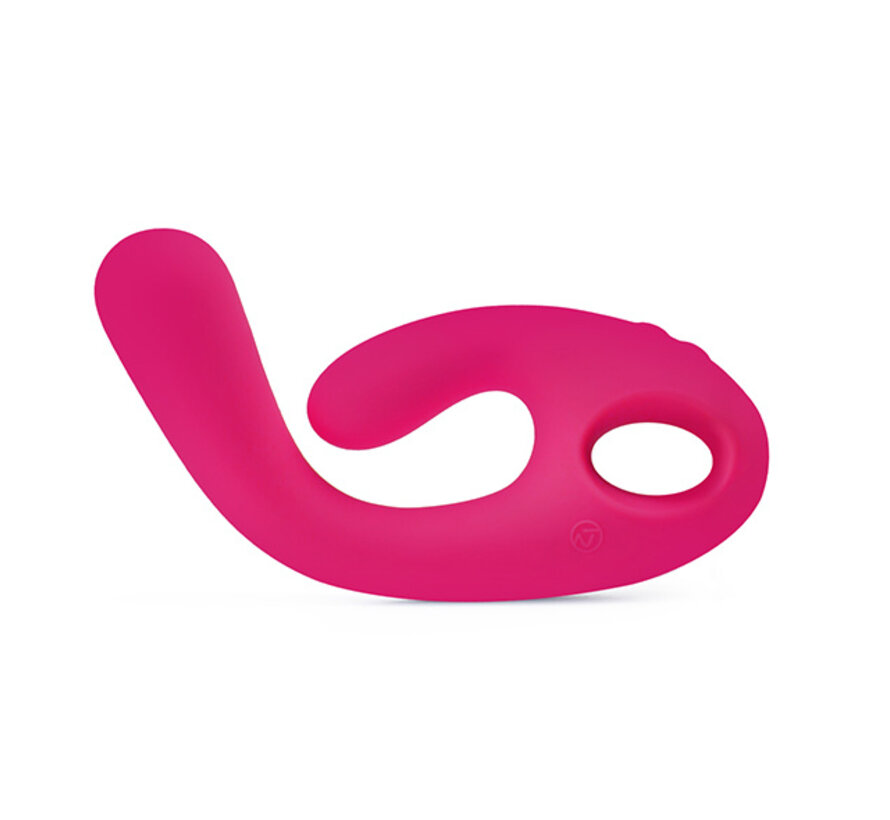 Nomi Tang - Flex Bi Bendable Dual Stimulation Vibrator Roze