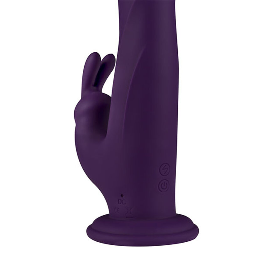 FeelzToys - Whirl-Pulse Roterende Rabbit Vibrator & Afstandsbediening Paars