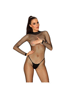 Obsessive Obsessive - Bodystocking N121 Zwart XL/XXL