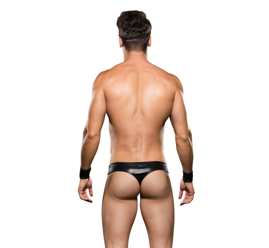 Envy - Biker Bikini Bottom/Cuff/Hat 3 Pc M/L