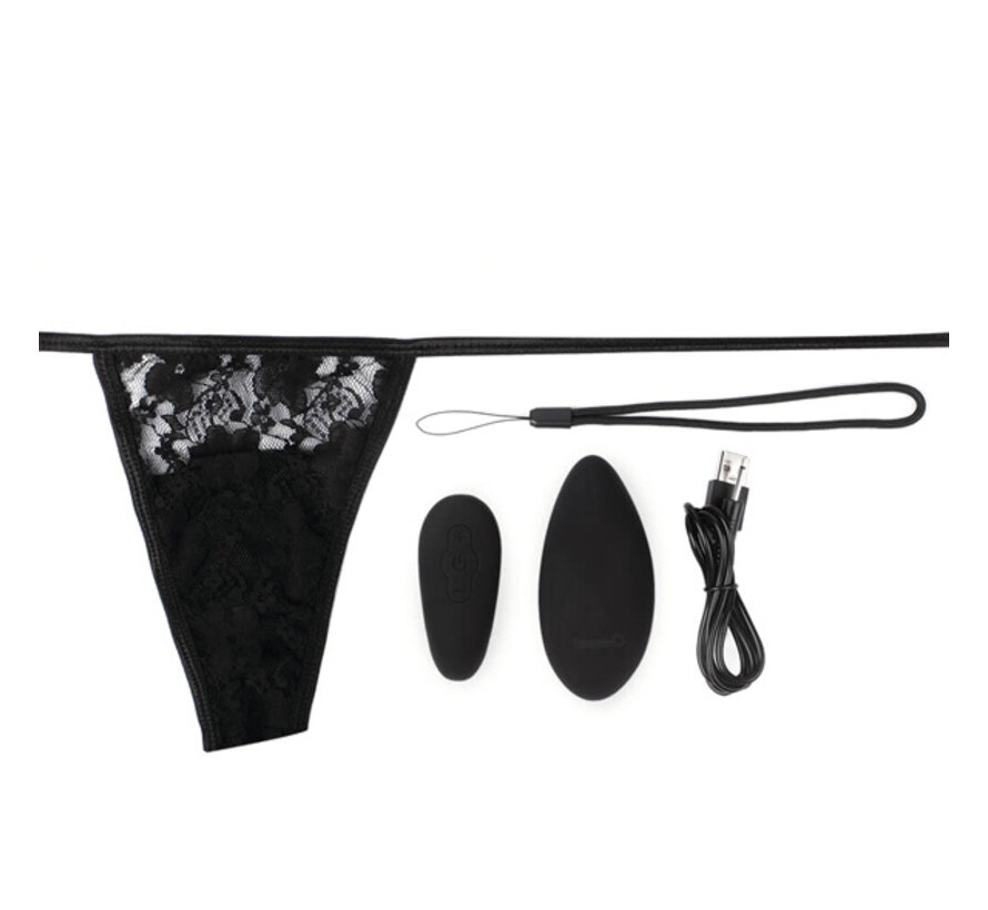 The Screaming O - Premium Ergonomic Remote Panty Set Zwart