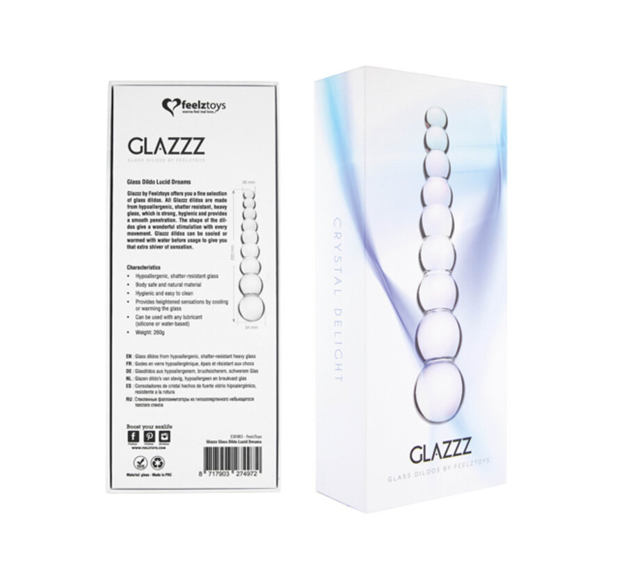 FeelzToys - Glazzz Glazen Dildo Crystal Delight