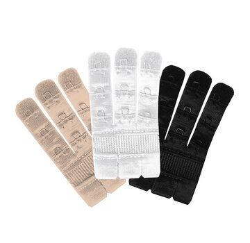 Bye Bra Bye Bra - BH Verlengers 3-Haaks 3 Kleuren