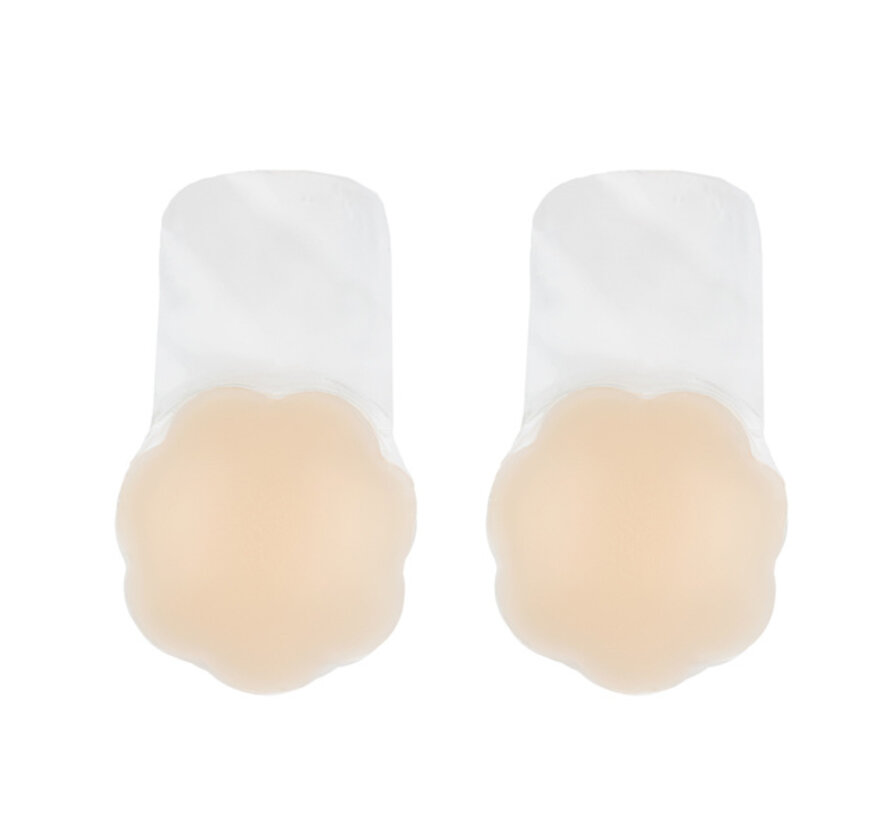 Bye Bra - Siliconen Pull-Ups Lichte Huidskleur XL