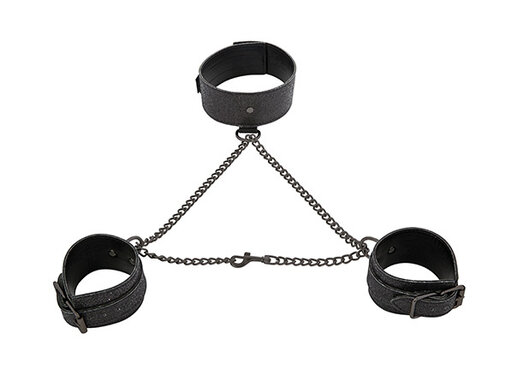 Sportsheets Sportsheets - Sex & Mischief Shadow Sparkle Halsband en Boeien Set