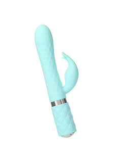 Pillow Talk Pillow Talk - Lively Rabbit Vibrator Blauwgroen