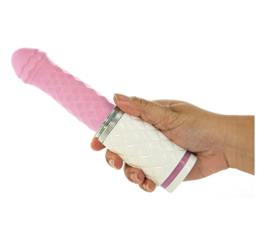 Pillow Talk - Feisty Thrusting Vibrator Roze