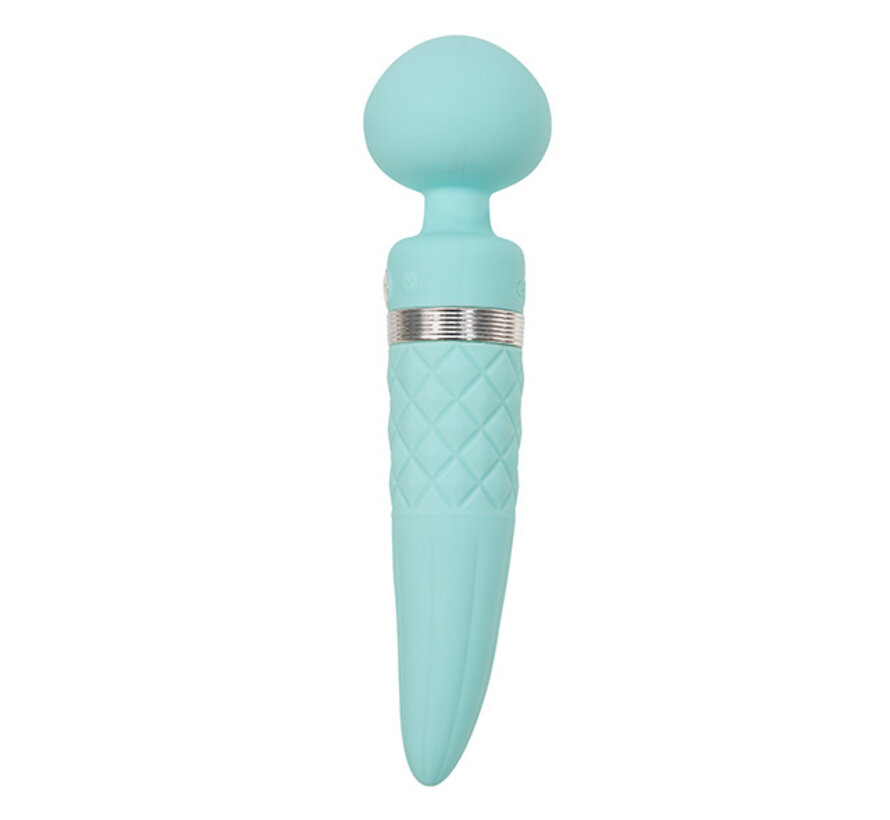 Pillow Talk - Sultry Wand Massager Blauwgroen