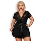 Obsessive - 810-PEI-1 Peignoir XXL